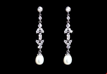 گوشواره آویز مروارید